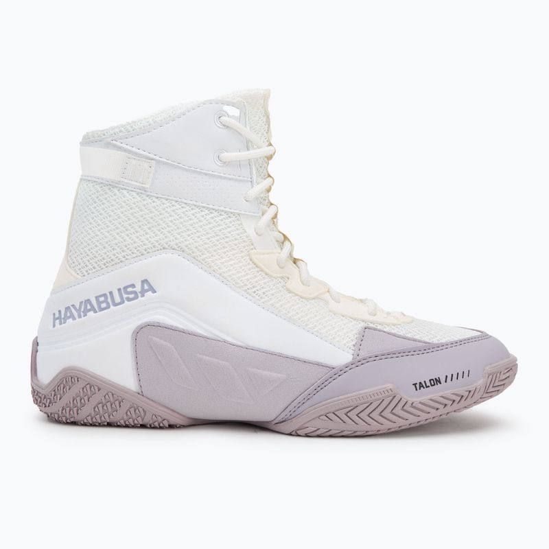 Hayabusa Talon Boxing cipő fehér/liláslila 2