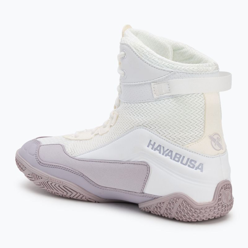 Hayabusa Talon Boxing cipő fehér/liláslila 3
