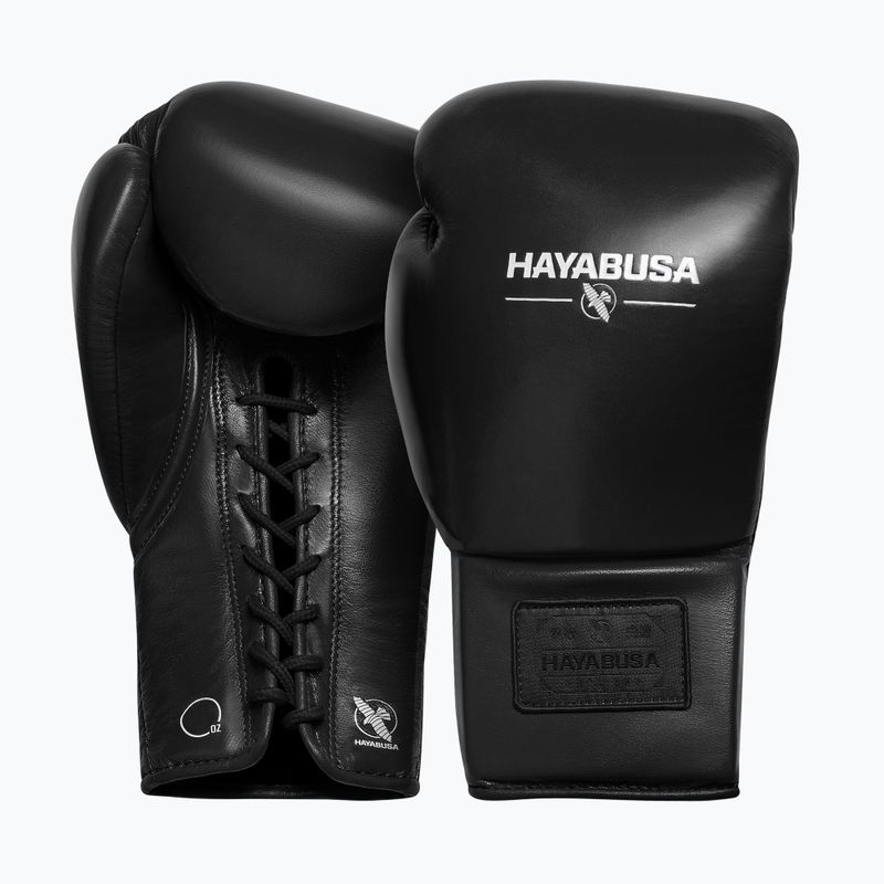 Bokszkesztyűk Hayabusa Pro Traditional Horse Hair Lace-Up black 2