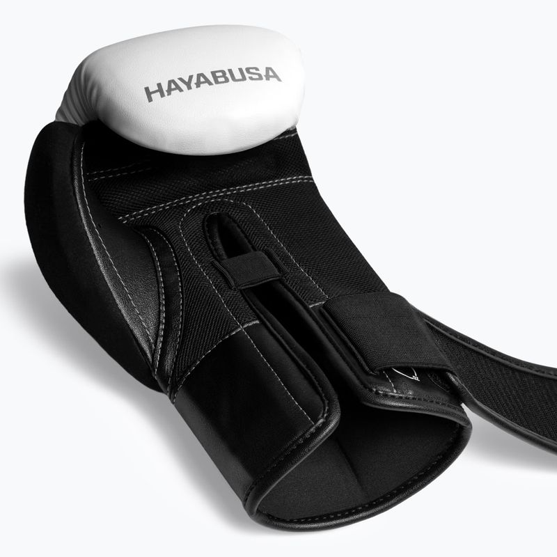 Bokszkesztyűk Hayabusa E1 Boxing white/silver 2