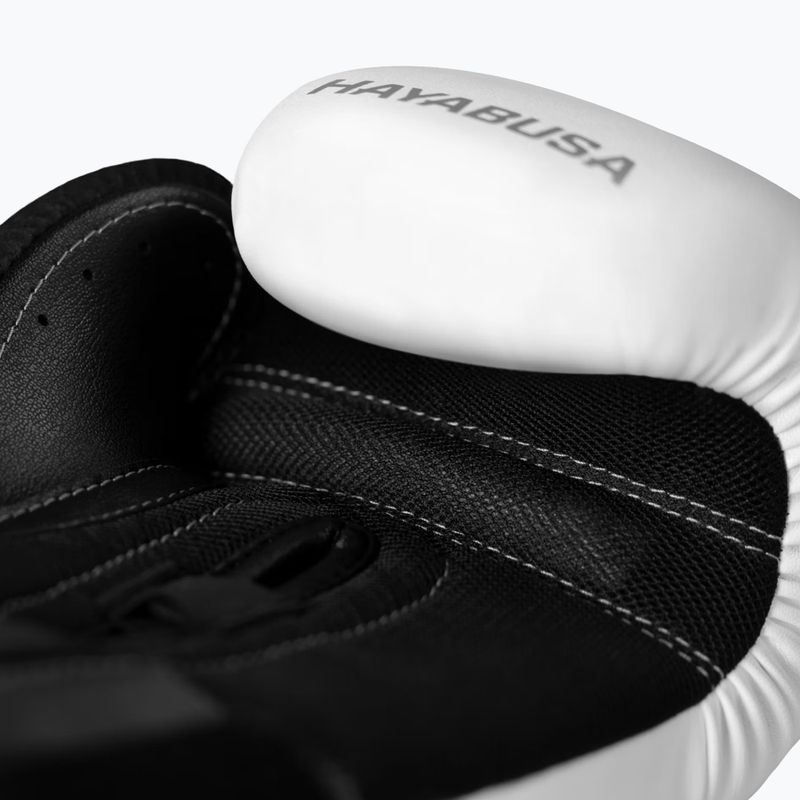 Bokszkesztyűk Hayabusa E1 Boxing white/silver 3