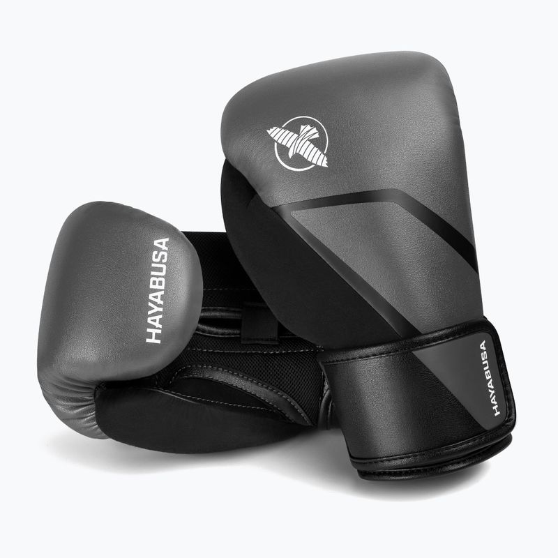 Bokszkesztyűk Hayabusa E1 Boxing grey/black 6