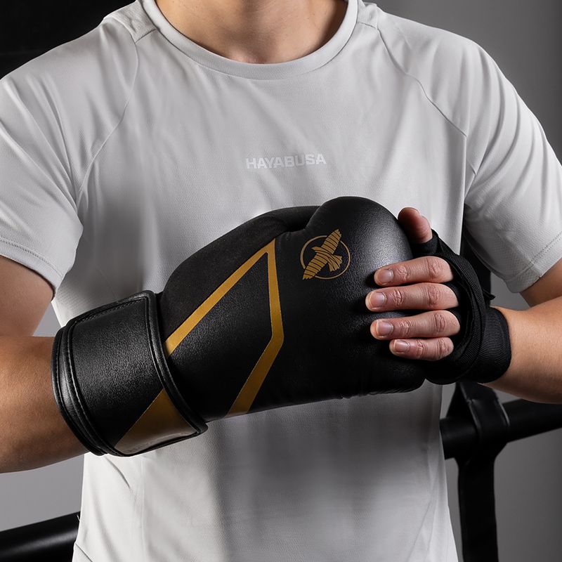 Bokszkesztyűk Hayabusa E1 Boxing black/gold 12