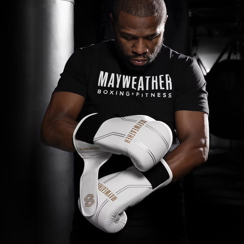 Hayabusa Mayweather Contender fehér/arany bokszkesztyű 6