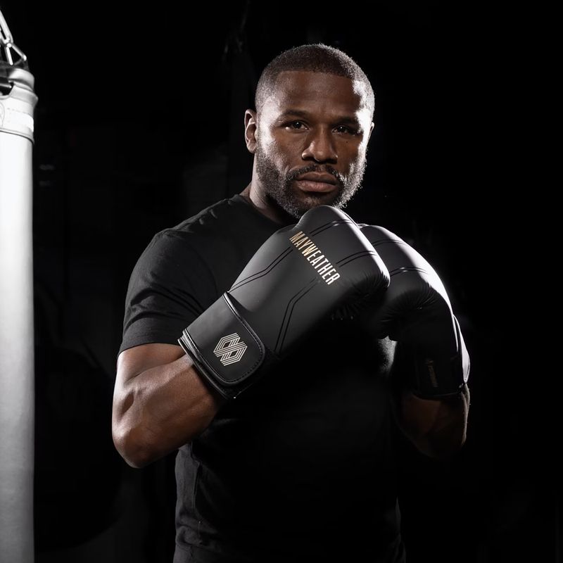 Hayabusa Mayweather Contender bokszkesztyű fekete/arany 6