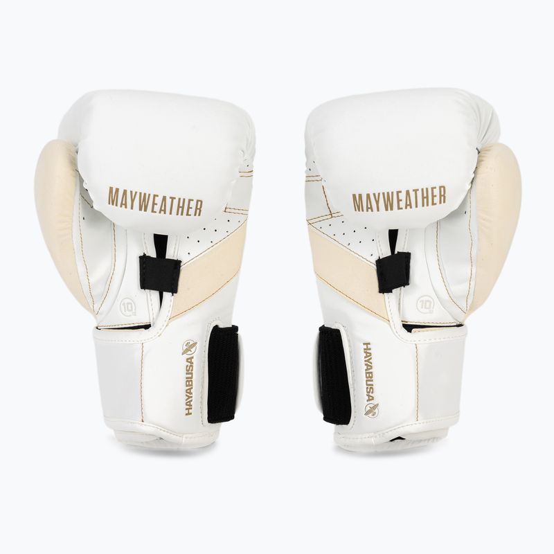 Hayabusa Mayweather Champ fehér/arany bokszkesztyű 3