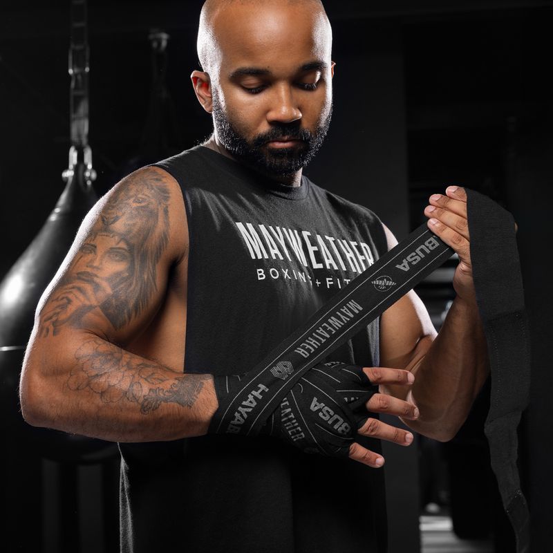 Boksz kézbandázs Hayabusa Mayweather Stretch Hand Wraps 450 g black 6