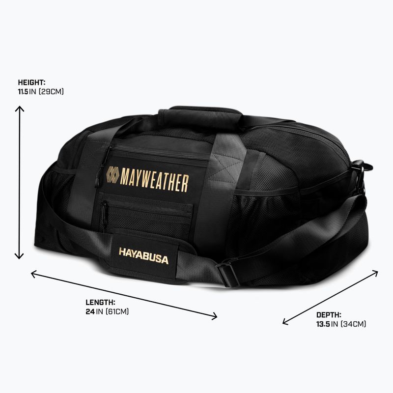 Hayabusa Mayweather hálós tornazsák 70 l fekete/arany 3