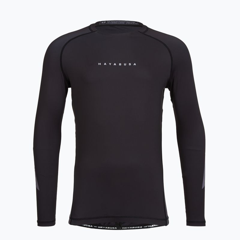 Férfi hosszú ujjú rashguard Hayabusa Core Rash Guard black