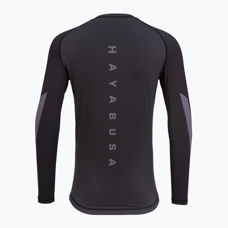 Férfi hosszú ujjú rashguard Hayabusa Core Rash Guard black 2