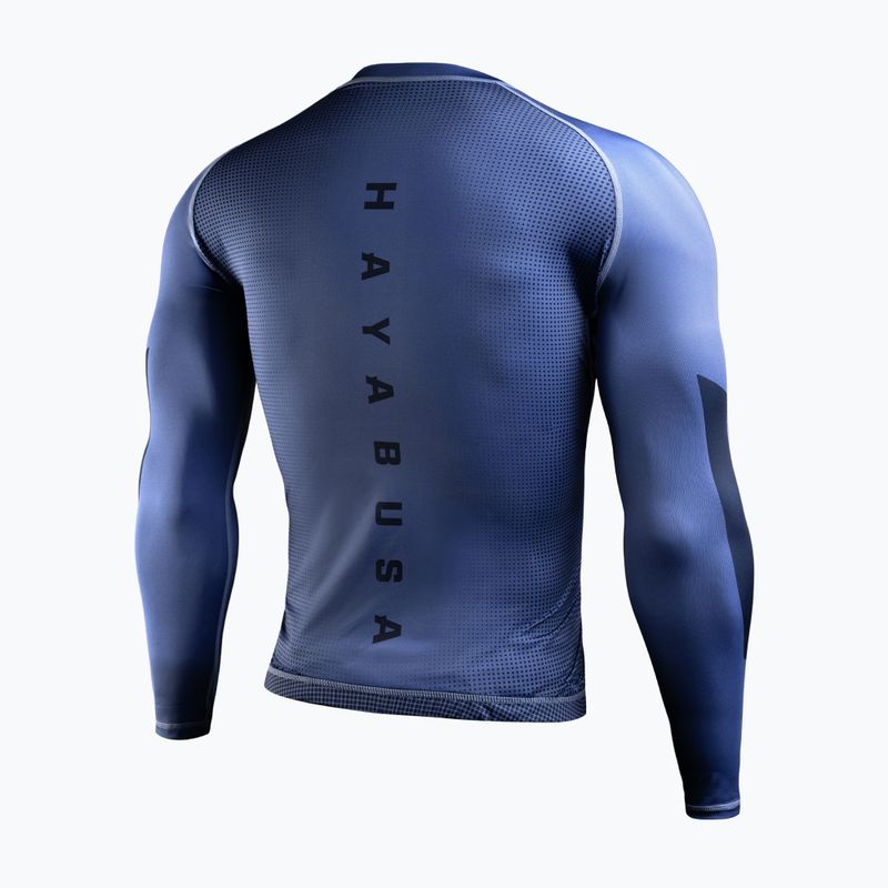 Férfi hosszú ujjú rashguard Hayabusa Core Rash Guard blue 2