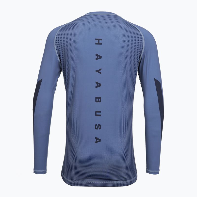 Férfi hosszú ujjú rashguard Hayabusa Core Rash Guard blue 2