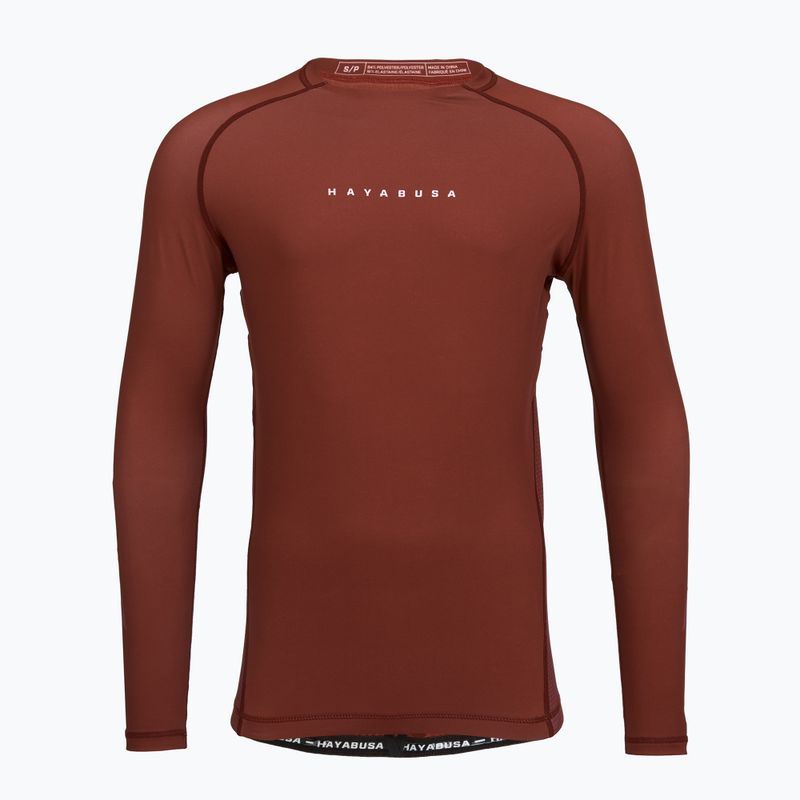 Férfi hosszú ujjú rashguard Hayabusa Core Rash Guard red