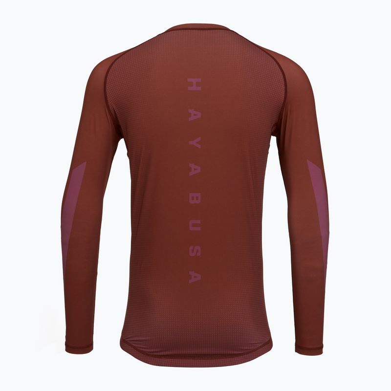 Férfi hosszú ujjú rashguard Hayabusa Core Rash Guard red 2