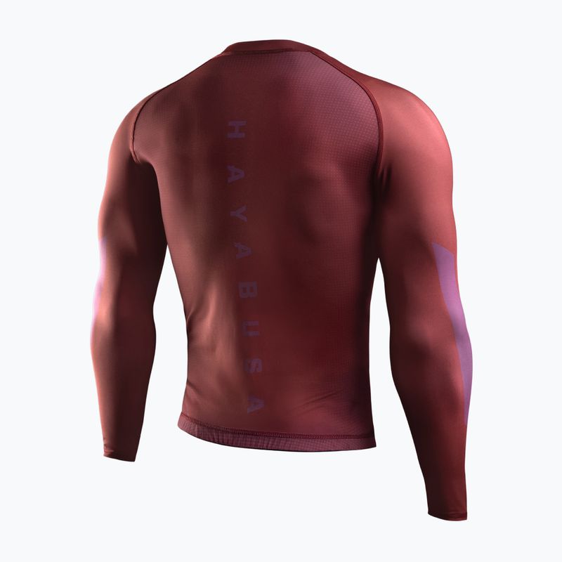 Férfi hosszú ujjú rashguard Hayabusa Core Rash Guard red 2