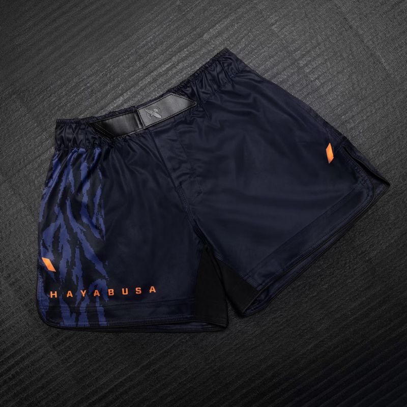Férfi edző rövidnadrág Hayabusa Apex Fight Mid navy/orange 3