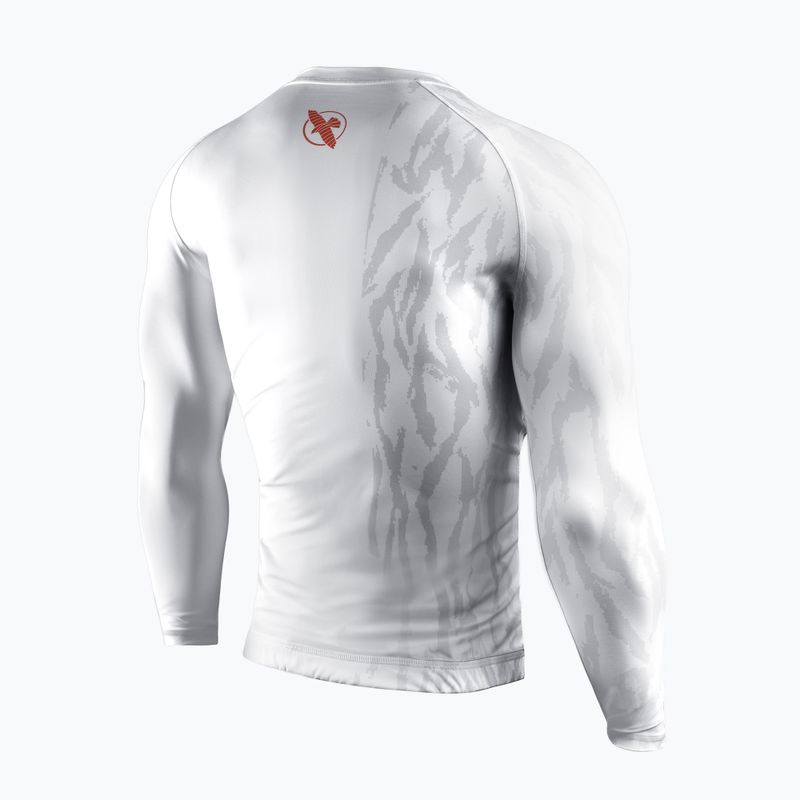Férfi hosszú ujjú rashguard Hayabusa Apex Rash Guard white/coral 2