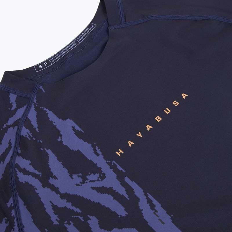 Férfi hosszú ujjú rashguard Hayabusa Apex Rash Guard navy/orange 3