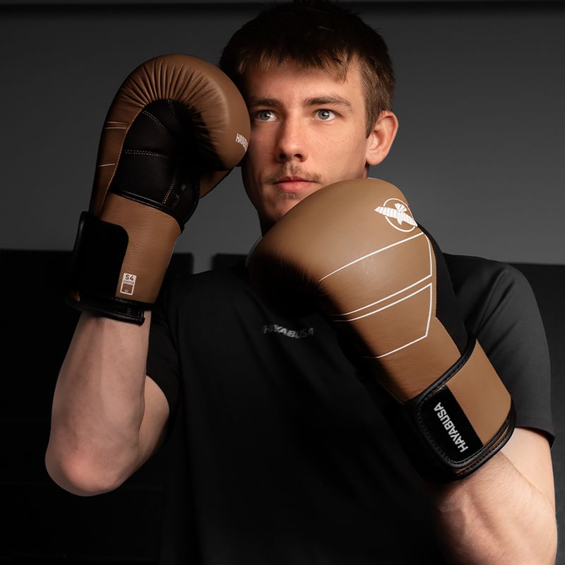 Bokszkesztyűk Hayabusa S4 Leather golden brown 9
