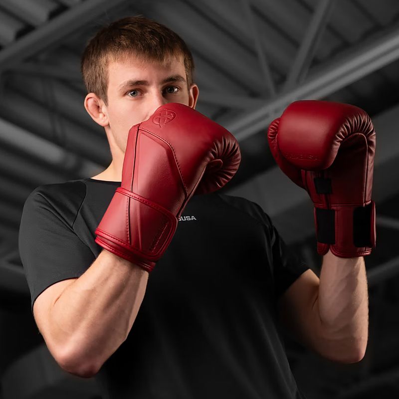 Bokszkesztyűk Hayabusa E1 Leather red 6