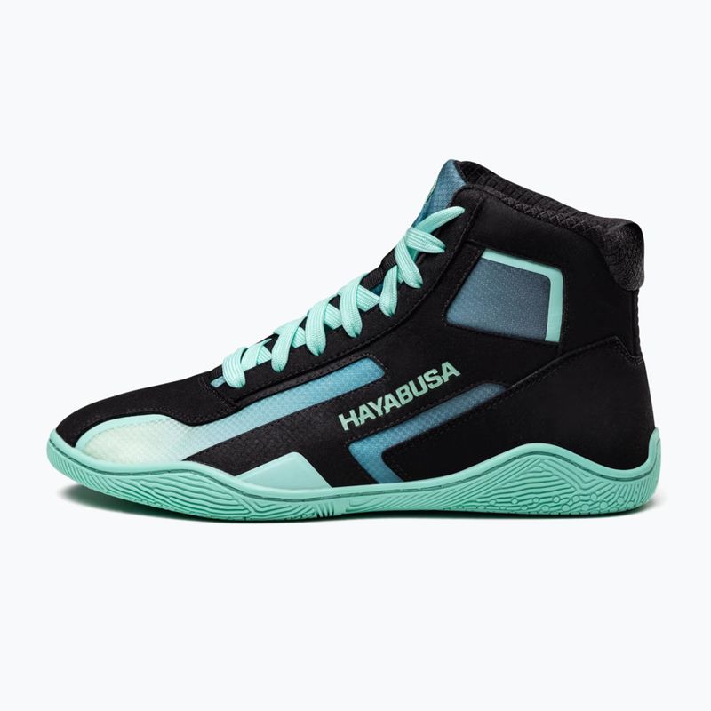 Boxcipő Hayabusa Surge black/cyan 2
