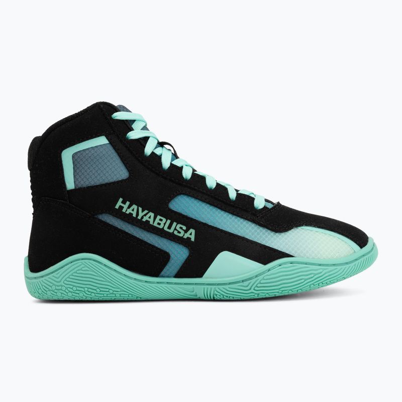 Boxcipő Hayabusa Surge black/cyan 2
