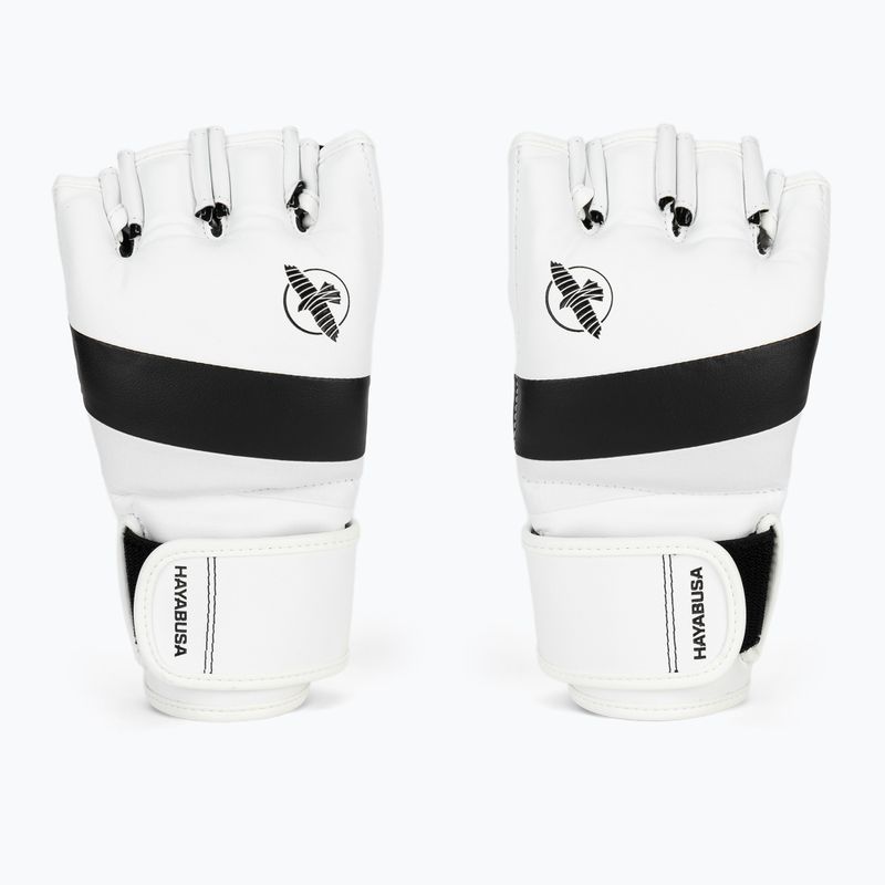 Hayabusa T3 MMA grappling kesztyű fehér/fekete 2