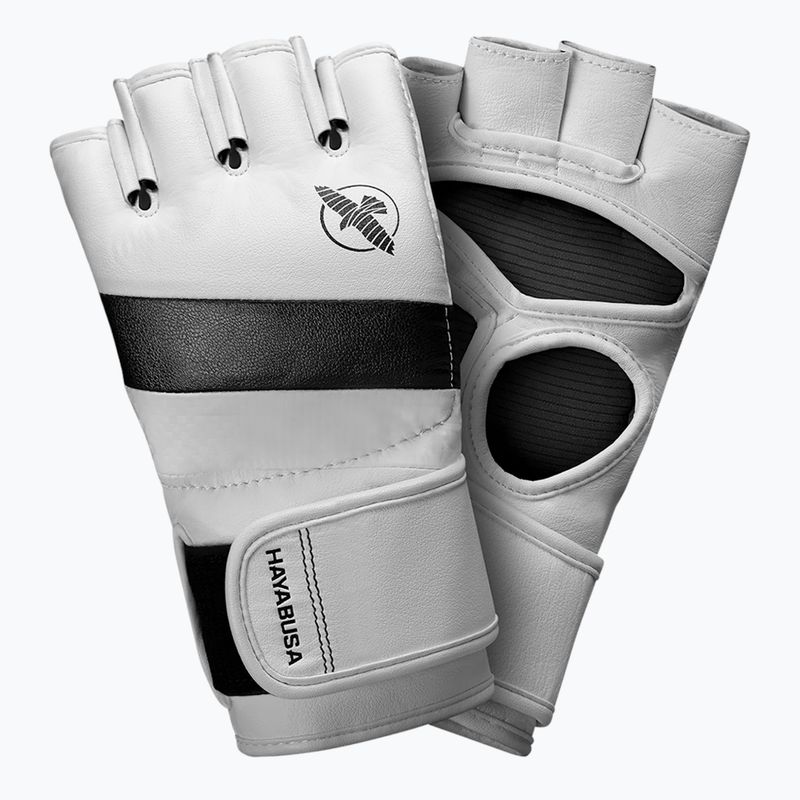 Hayabusa T3 MMA grappling kesztyű fehér/fekete