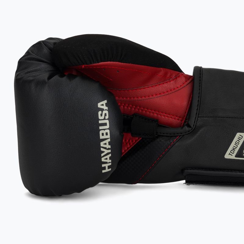 Hayabusa T3 fekete/piros bokszkesztyű 6