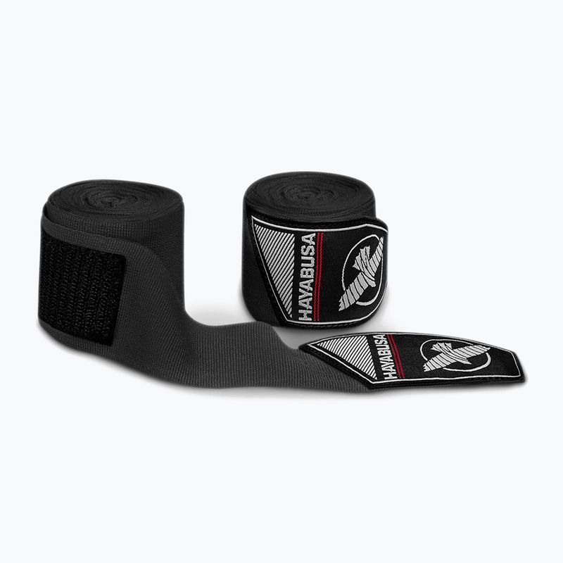 Hayabusa Perfect Stretch Boxing Bandage Kézkötés 450 cm fekete 2