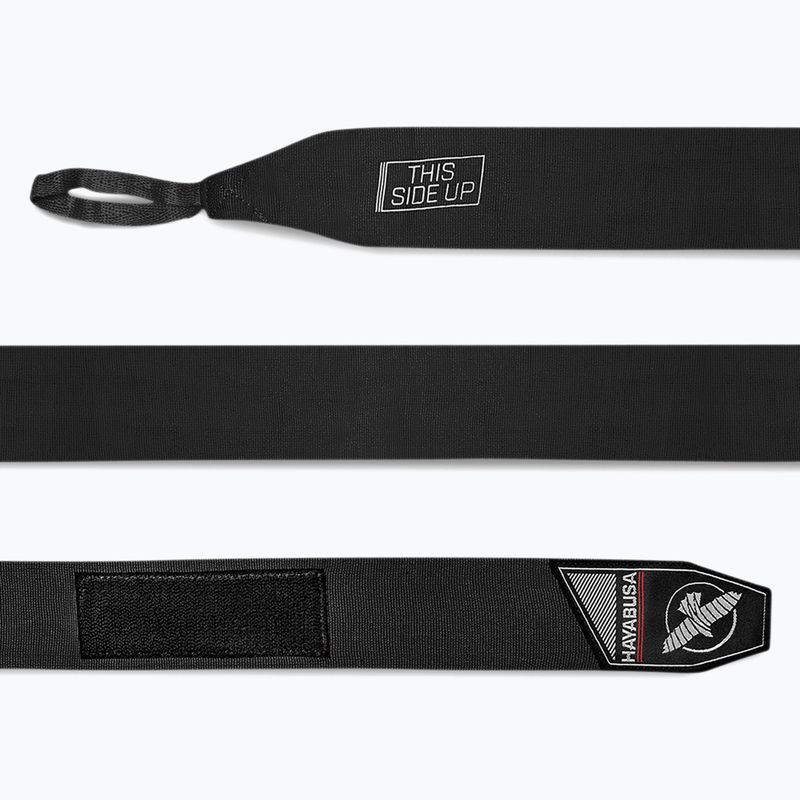 Hayabusa Perfect Stretch Boxing Bandage Kézkötés 450 cm fekete 3
