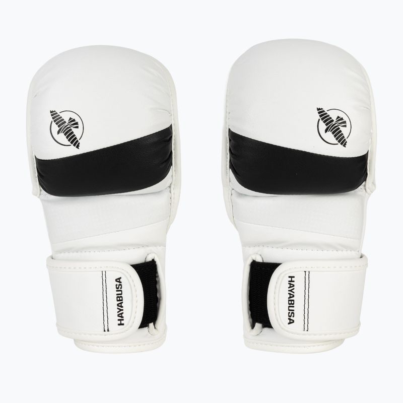 Hayabusa T3 Hybrid fehér/fekete grappling kesztyű 2