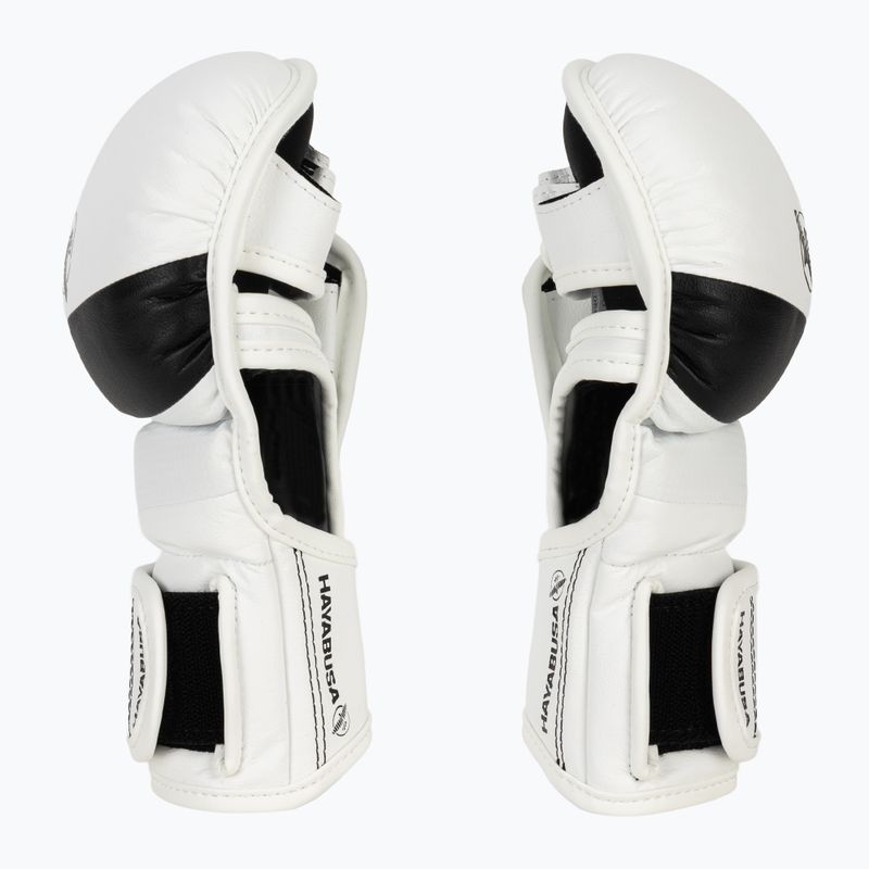 Hayabusa T3 Hybrid fehér/fekete grappling kesztyű 4