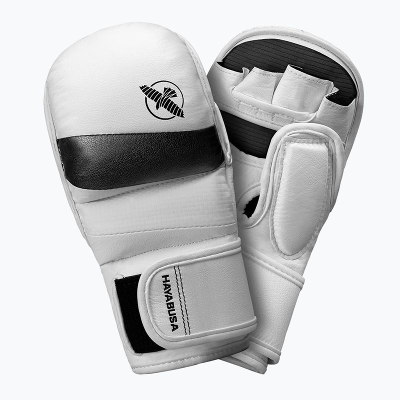 Hayabusa T3 Hybrid fehér/fekete grappling kesztyű