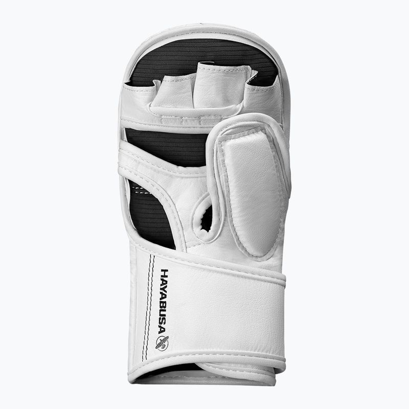 Hayabusa T3 Hybrid fehér/fekete grappling kesztyű 2