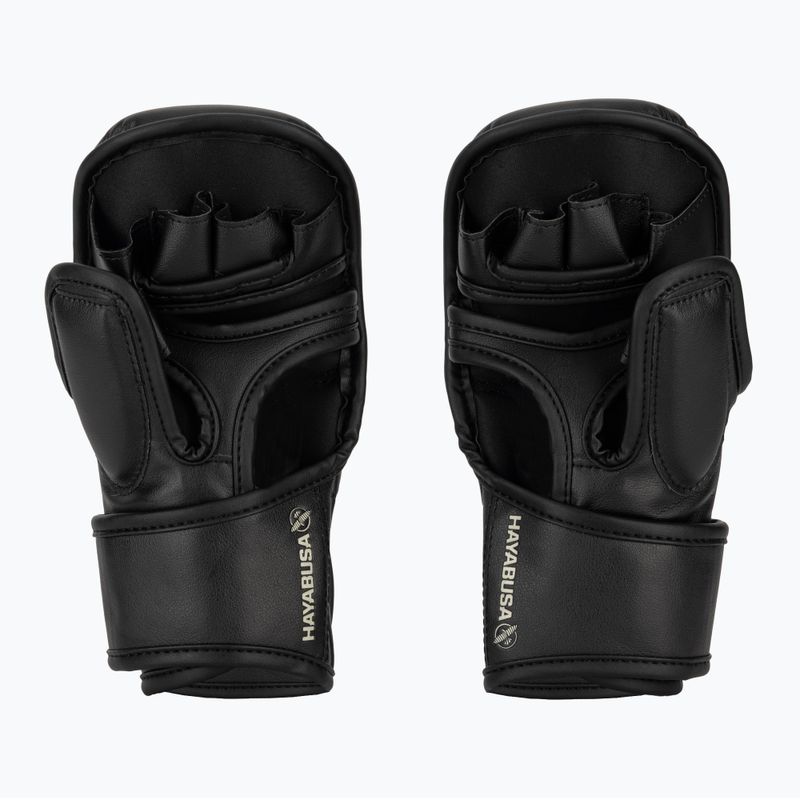 Hayabusa T3 Hybrid fekete grappling kesztyű 3