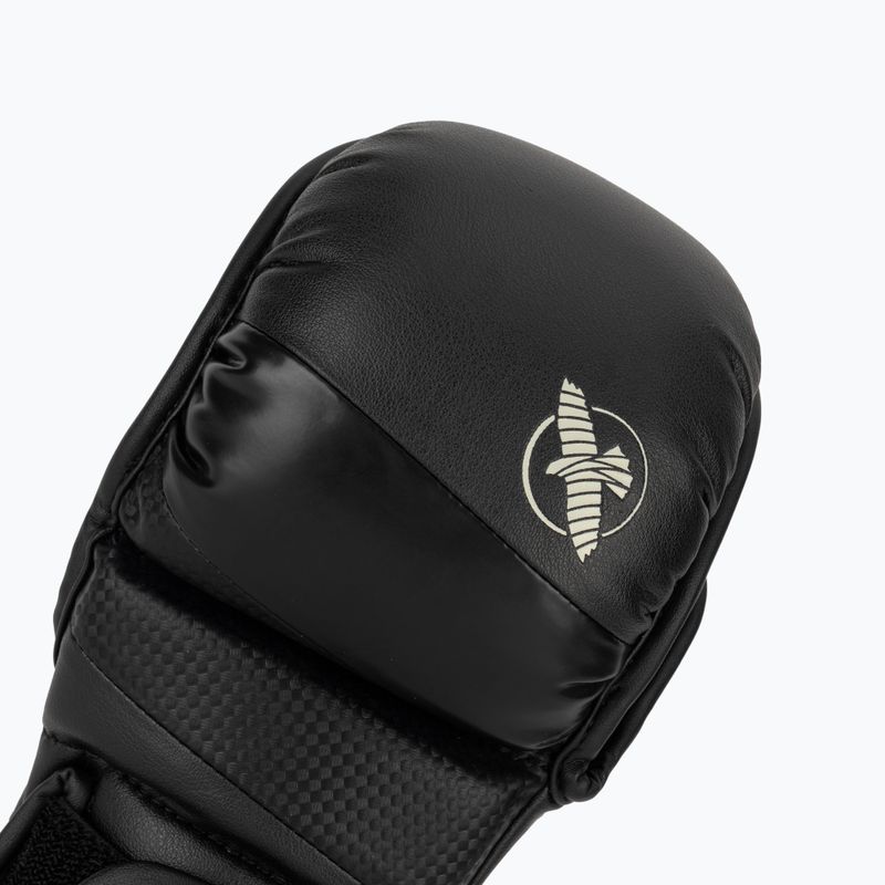 Hayabusa T3 Hybrid fekete grappling kesztyű 5