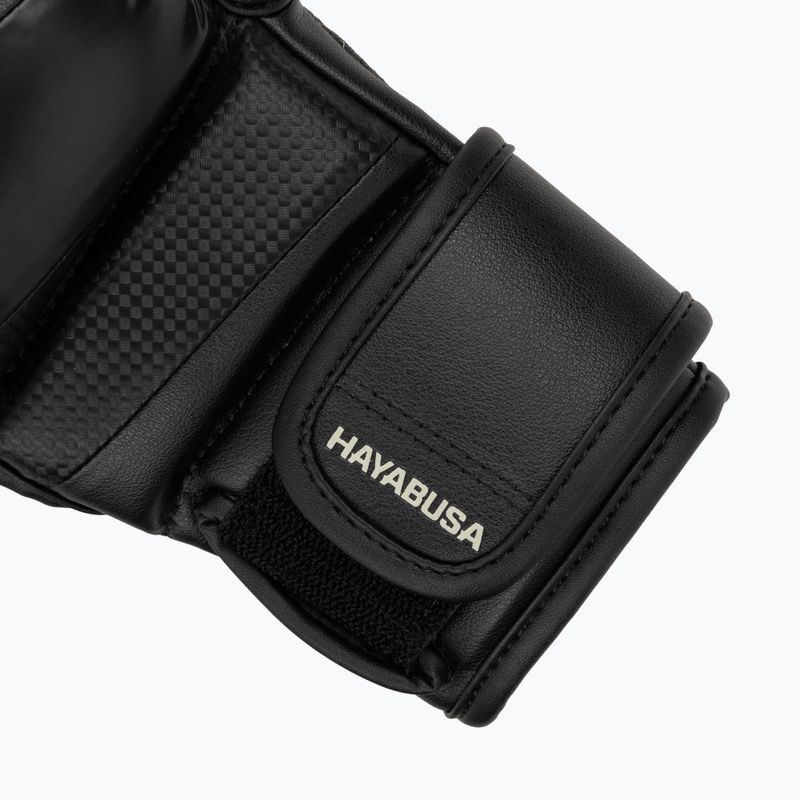 Hayabusa T3 Hybrid fekete grappling kesztyű 6