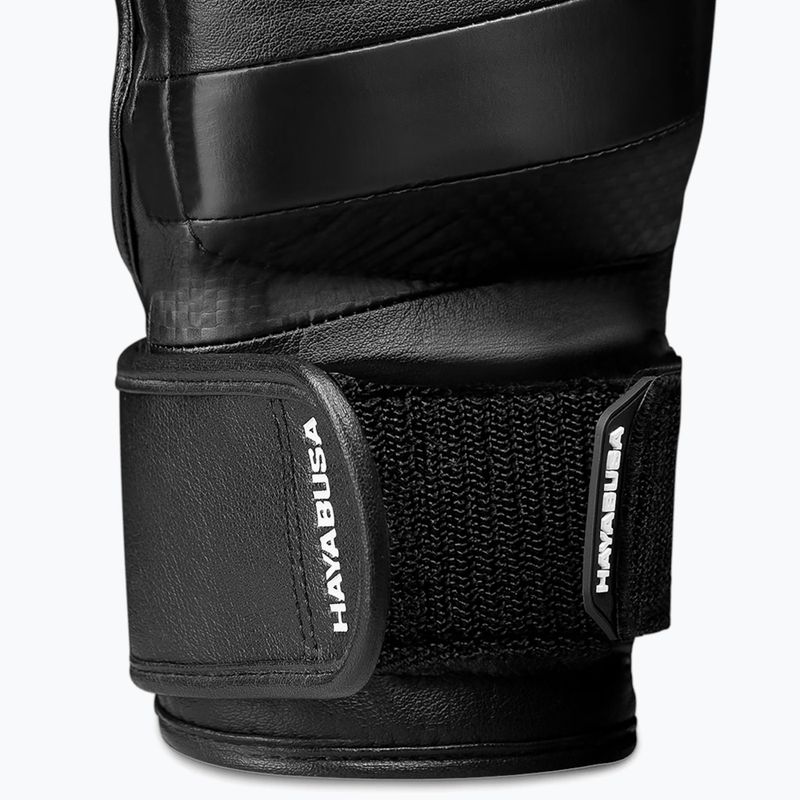 Hayabusa T3 Hybrid fekete grappling kesztyű 3