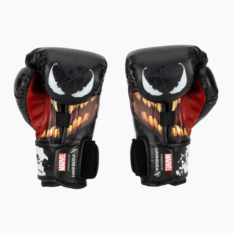 Hayabusa Venom fekete/fehér bokszkesztyű 3