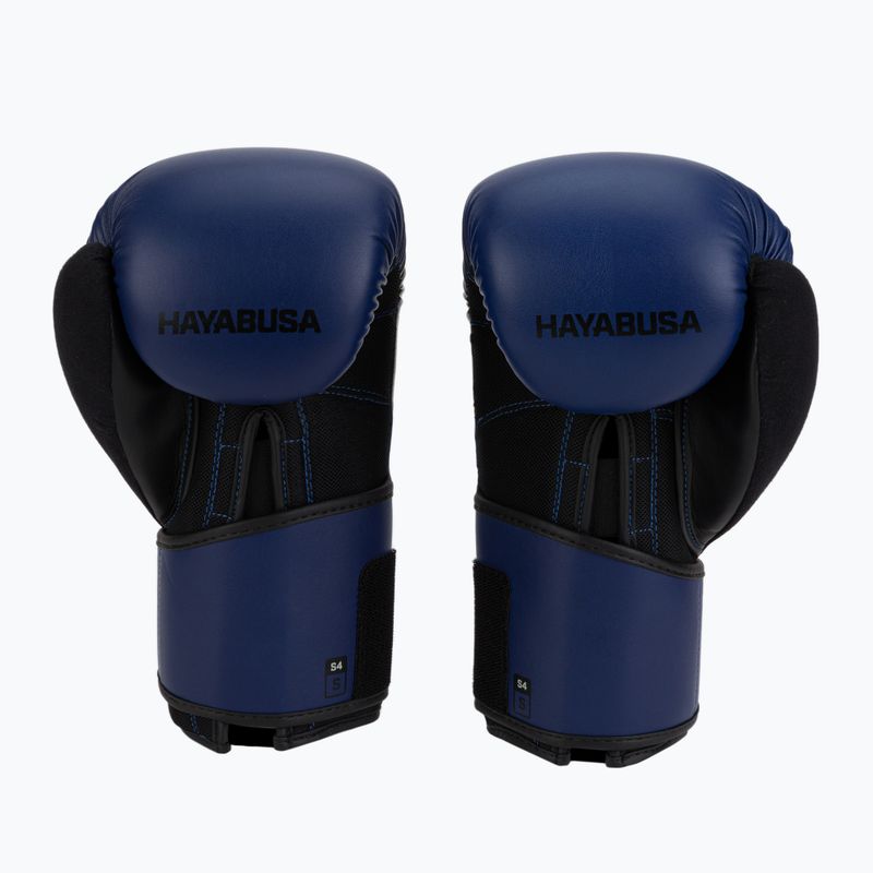 Hayabusa S4 kék/fekete bokszkesztyűk S4BG 2