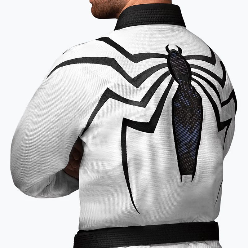 GI brazilira jiu-jitsu Hayabusa Marvel Venom white 3