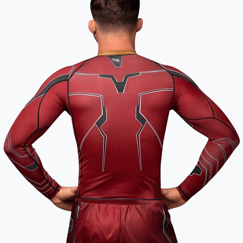 Hayabusa férfi hosszú ujjú rashguard Marvel's Iron Man piros 2