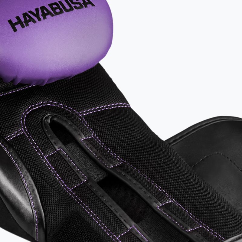 Hayabusa S4 lila/fekete bokszkesztyűk S4BG 9