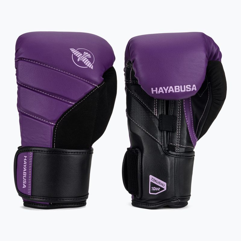 Hayabusa T3 lila/fekete bokszkesztyű