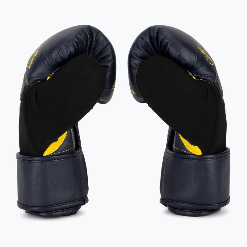 Hayabusa T3 tengerészkék/sárga bokszkesztyű 4