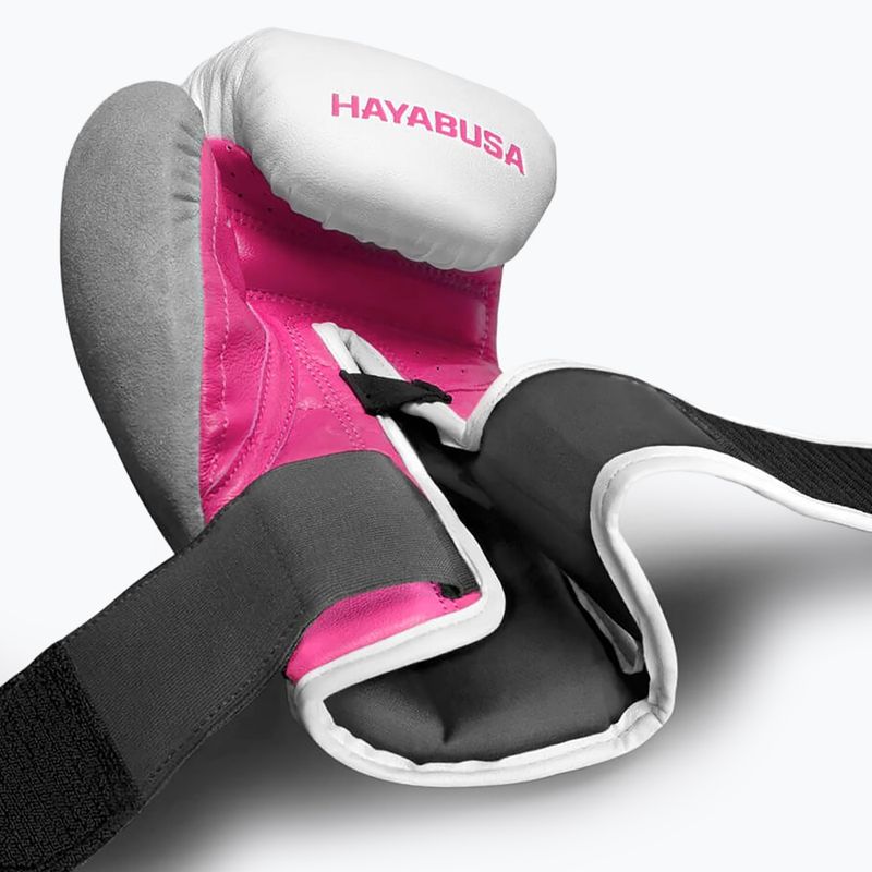 Hayabusa T3 bokszkesztyűk fehér és rózsaszín T314G 9