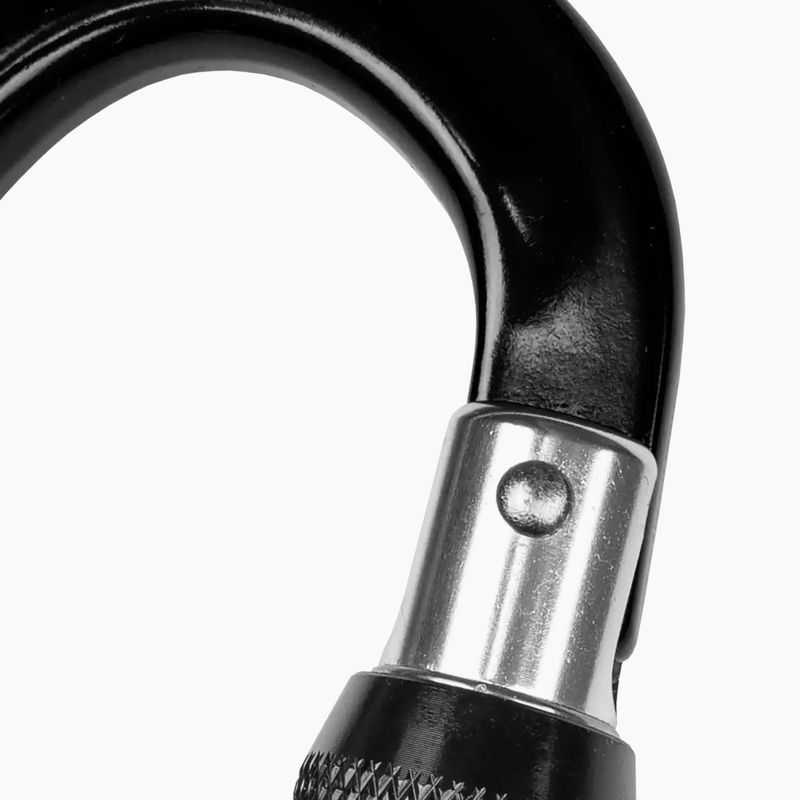 Grivel Mega K6N Screw Lock mászókarabiner black/black 2
