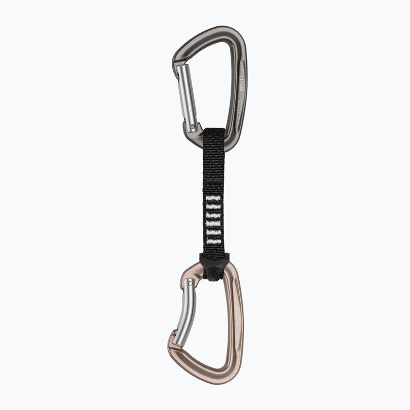 Grivel ALL-Round Alpha 11 cm fekete/sárga mászógyorscsatlakozó