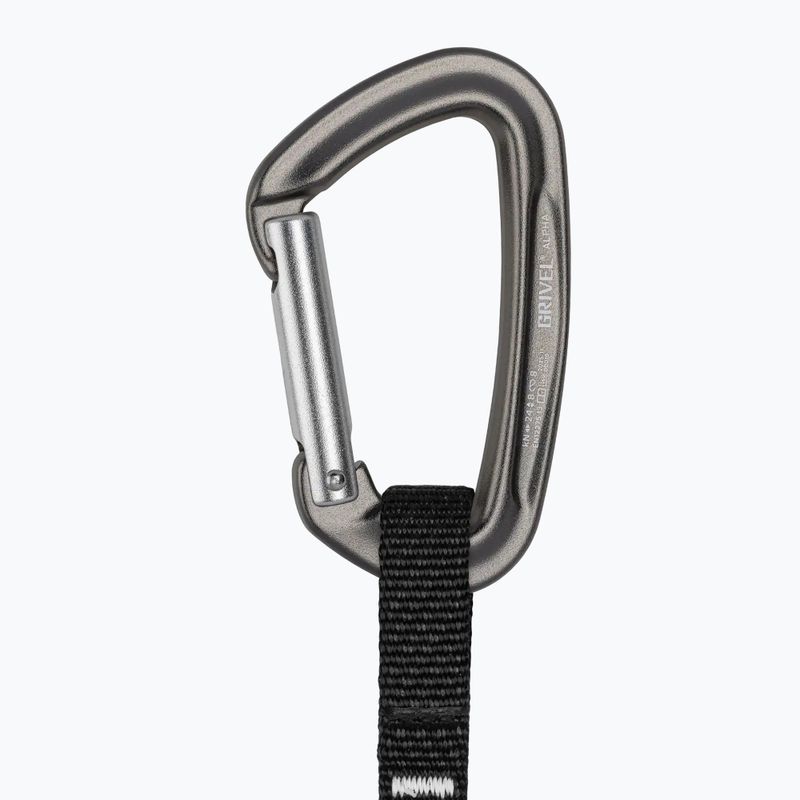 Grivel ALL-Round Alpha 16 cm fekete/sárga mászógyorscsatlakozó 2